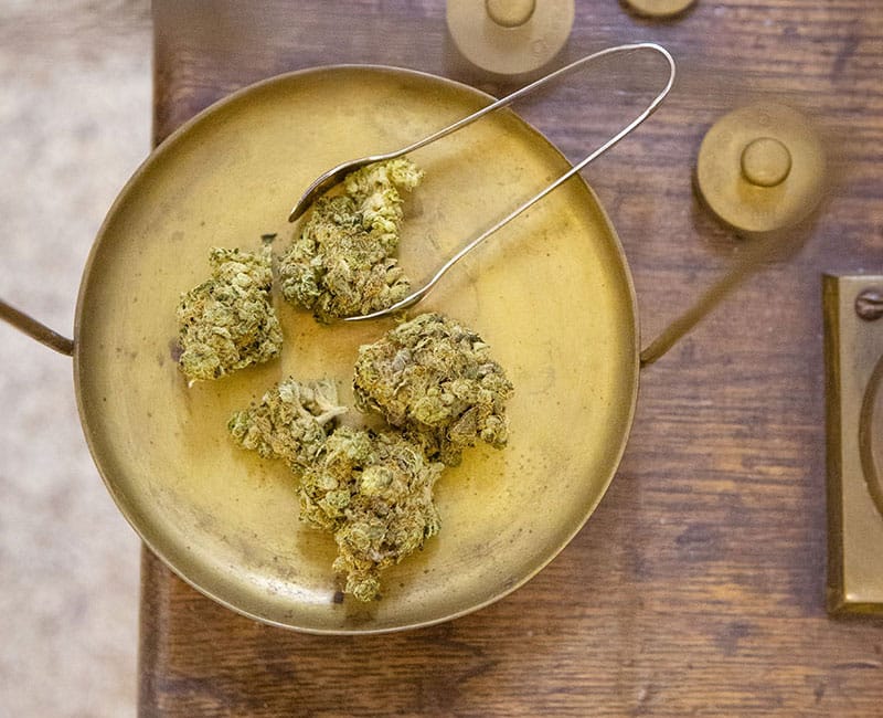 Cannabis auf Lager